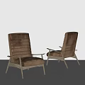 Modern single sofa single chair 3d model