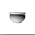 Tech Exhibition Hall Showcasing White Ceramic Bowl With Glossy Surface