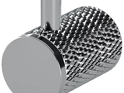 Stainless Steel Soap Dispenser With Diamond Pattern Texture For Kitchen Bathroom Daily Use 3d model