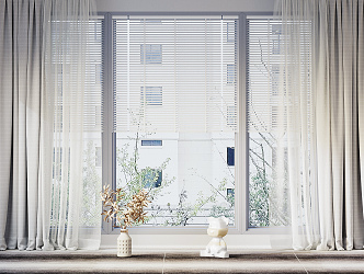 Modern Curtains 3d model