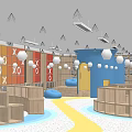 Library 3d model