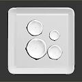 White Decorative Candles Placed On Minimalist Square Tray For Home Decoration