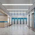 Public Rest Area In Nursing Care Facility With Comfortable Seating And Lighting