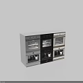 Modern Sleek Kitchen Appliances With Glass Doors Silver And Black Design
