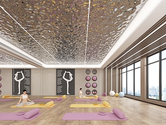 Yoga Studio Modern Yoga Studio 3d model