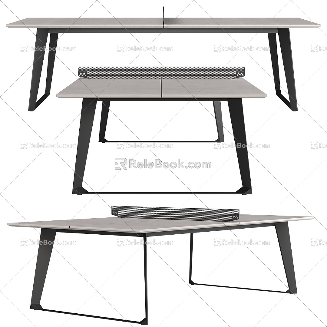 Modern Shade Table 3d model