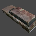 rusty car 3d model