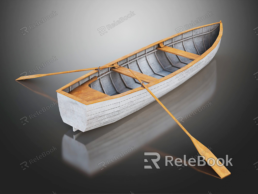 Modern Boat Small Boat Fishing Boat Speedboat Single Boat model