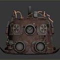 Sci-Fi Helmet Alien Helmet High Tech Helmet Game Helmet 3d model