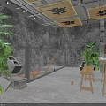 Asian BBQ Restaurant With Modern Interior Wooden Seating And Quality Grilled Meats