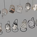 Variety of Modern Hanging Swing Chair Designs with Woven and Cushioned Styles
