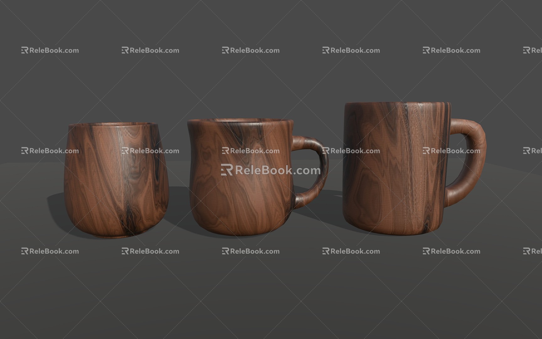 Wooden Cup Cup Water Cup Bamboo Cup Tea Cup 3d model