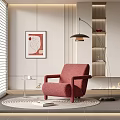 Single sofa 3d model