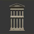 Columns Stone Columns Stone Columns Old Columns Roman Columns Roman Columns Classical Columns Greek Columns 3d model