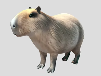 Capibala guinea pig Capibala 3d model
