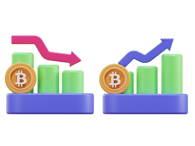 Rising and falling data 3d model