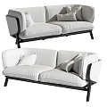 Modern double sofa 3d model