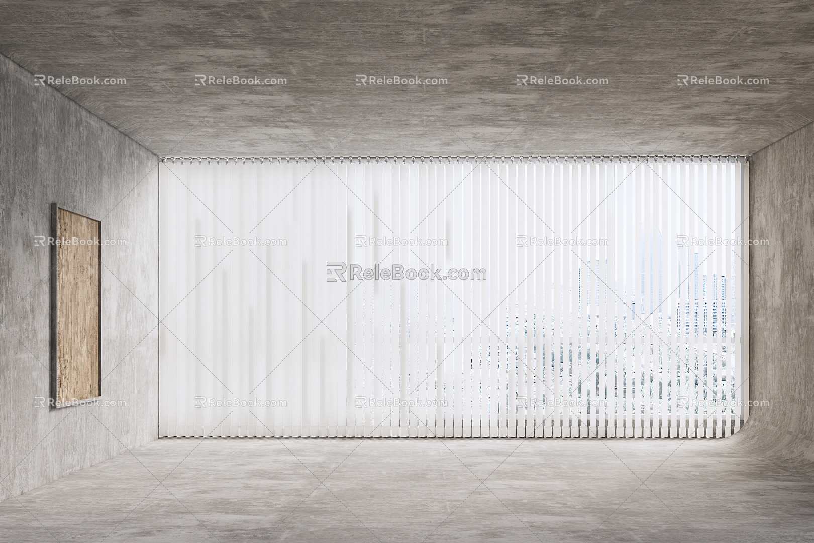 Modern Curtain Dream Curtain Curtain 3d model