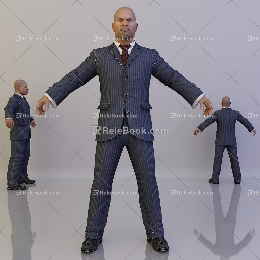 modern man suit man model