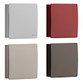 MAIGO Air Conditioner Fan Switch Panels in Beige White Red and Brown Colors