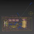 Urban Renewal Outdoor Tent With String Lights Tables Chairs And Flower Bouquets On Grass