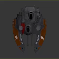 Modern fighter sci-fighter sci-fighter space fighter 3d model