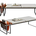 Ligne Roset Bed End Stool Bench Sofa Stool 3d model