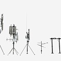 antenna satellite antenna signal receiver signal transmitter satellite signal base station 3d model