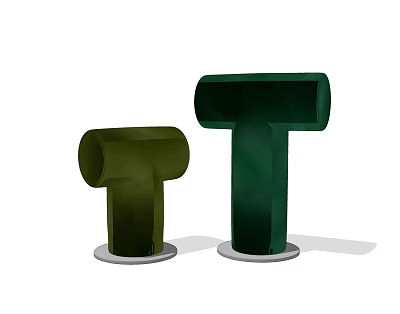 Modern single chair seat 3d model