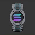 Smart Electronic Bracelet With Hexagonal Design And Colorful LED