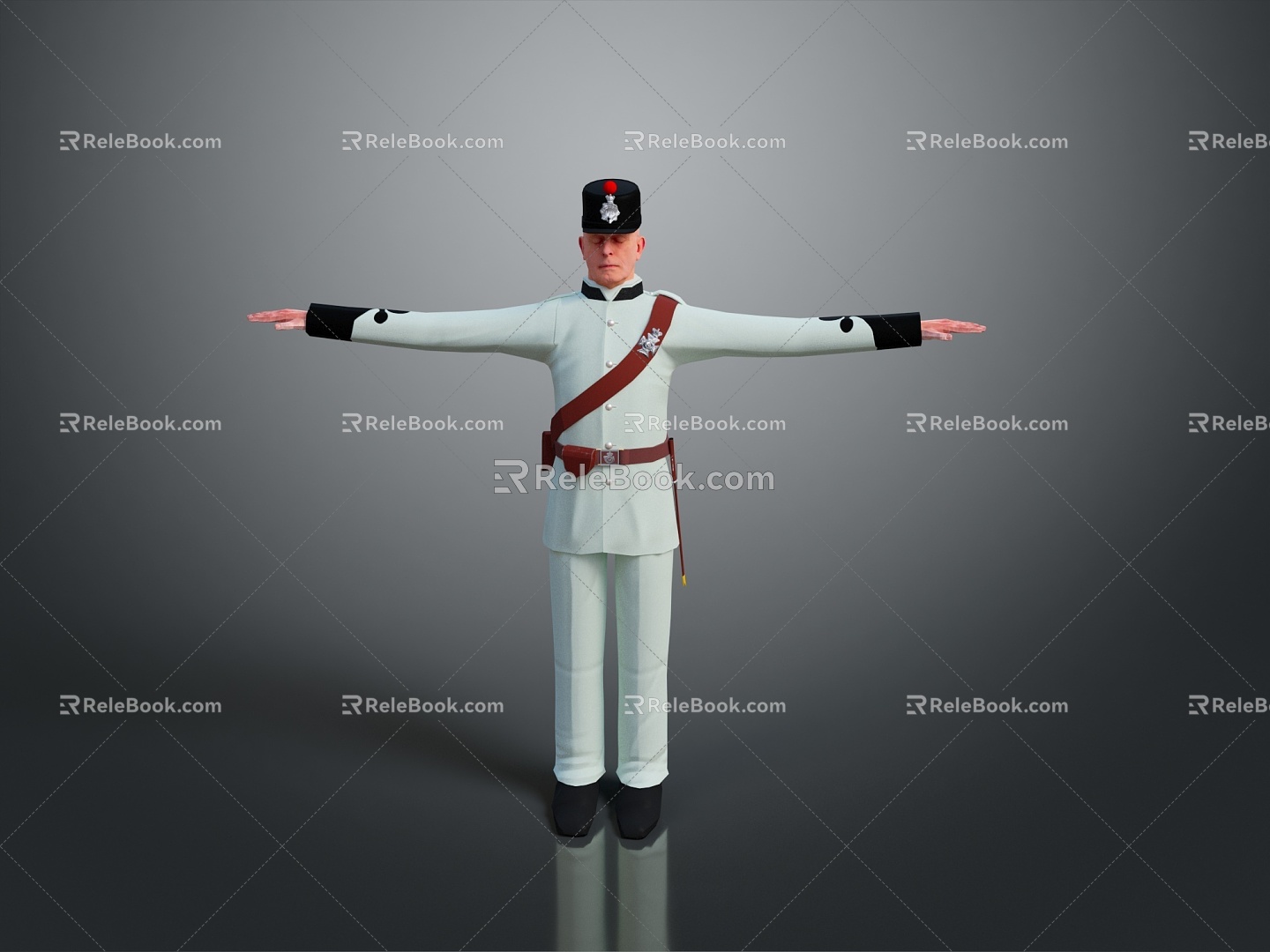 Officer General General General General General General General Military Soldier Warrior Figure Game Figure 3d model