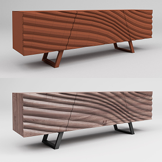 Modern Side Cabinet Creative Side Cabinet 3d model