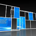 New Pattern Display Panel Promotes New Era With Blue Design Elements