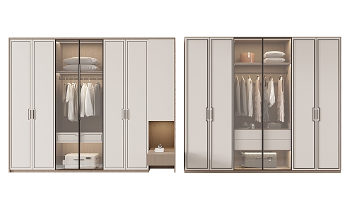 Wardrobe combination 3d model