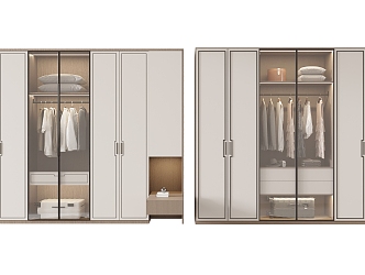 Wardrobe combination 3d model