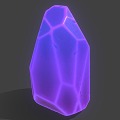 Gem Ore Diamond Rough Crystal Cartoon Crystal 3d model