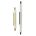 Modern Wall Lights With Sleek Metal Frame And LED Strip Lighting For Indoor Decor