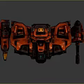 Modern Robot Mech Warrior Machine Battlearm Mechanical Battlearm Machine Warrior Fighting Robot Game Robot 3d model