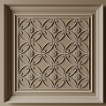 French ceiling line plaster line carved 3d model