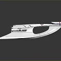 Futuristic Silver Aircraft With Streamlined Design Sleek Wings And Advanced Structural Details