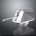 White Modern Military Weapon Turret With Geometric Design Cannon Barrel And Targeting Sensor