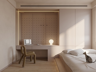 Modern Tatami Bedroom model