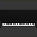 Classic Black Upright Piano For Home Living Room Decor And Furniture