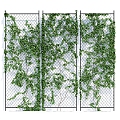 Modern Plant Wall Vine Plant Wall 3d model