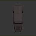 Military Style Armored Off Road Vehicle With Rusty Exterior Large Tires And Roof Rack