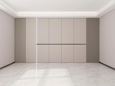 Modern background wall 3d model