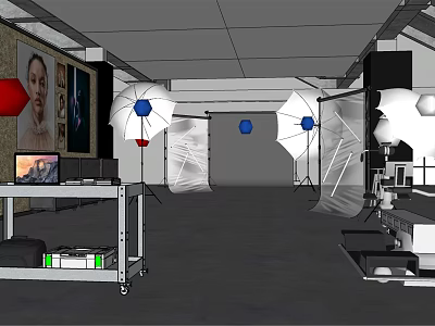 Modern Studio 3d model