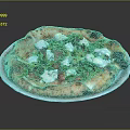 Fresh Handmade Pizza With Tomato Feta Cheese Arugula And Charred Crust On White Plate