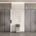 Elevator Elevator Hall Elevator Door Elevator Button Lobby Elevator Hotel Elevator 3d model