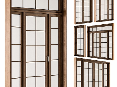 Vintage Other Window Balcony Door Architect Cornice 3d model